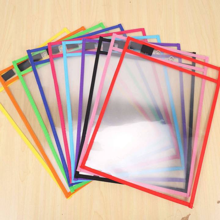 30%20Pack%20Dry%20Erase%20Pockets%20PVC%20Transparent%20Sewn%20Dry%20Erase%20File%20Bag%20Reusable%20Dry%20Erase%20Bag%20-%20Image%204
