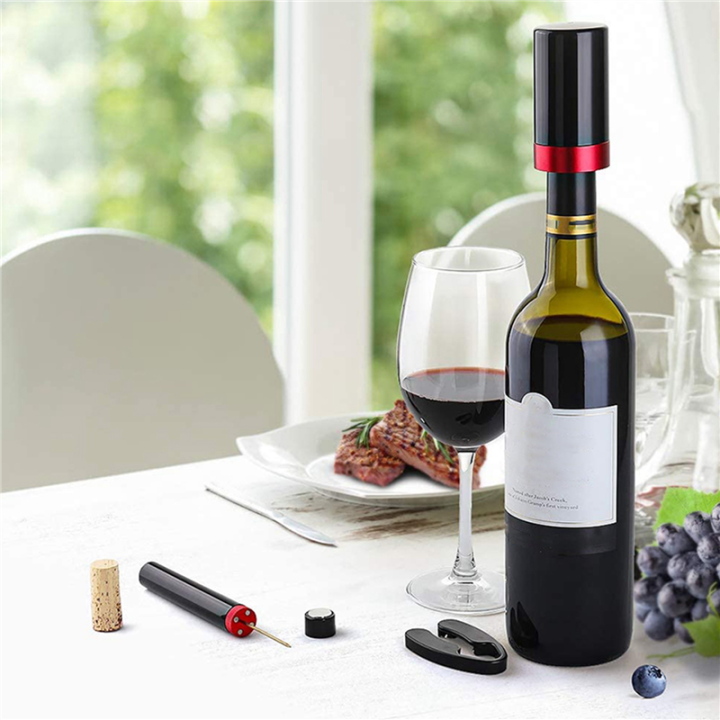 XHHDQES%202X%20Wine%20Stopper%20Vacuum,Electric%20Wine%20Bottle%20Stoppers,Reusable%20Wine%20Corks,Decorative%20Wine%20Saver%20Vacuum%20Plug%20-%20Image%202