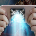 Universal Tablet Controller Gaming Fan Holder Portable Rapid Gamepad USB Phone Cooler Adjustable Radiator Black Cooling Pad.