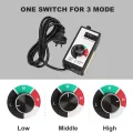 AC220-240V Variable Speed Controller 8A Control Switch Motor Rheostat Fan. 