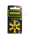 Rexton Hearing Aid Battery Size 10, Pack of 6 Batteries- Germany made. 