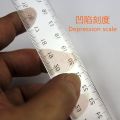 1Pcs T-shaped Double Side Scale Ruler Drafting Drawing Tool Plastic School Office Supplies Stationery Accessory 30cm (Inch, Cm).