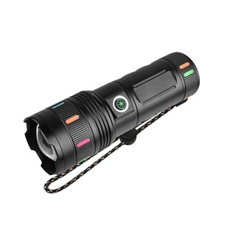 High Power Sanford Super Bright Flashlight – Slide Zoom White Laser LED Edition with 30000mah battery.