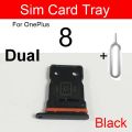 For OnePlus 8 Single / Dual Nano Sim Card Tray Holder Sim Adaptor With Free Sim Ejector Pin Replacement Part. 