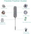 9.5 Feet (Approx) Flexible Extendable Duster for Cleaning Complicated Areas and ceiling fan, Microfiber Duster , Super Long Extendable Dusters.