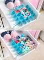 Adjustable Plastic Grid Drawer Organizer Multi-Purpose Drawer Storage Divider Adjustable Cabinet Storage Divider.