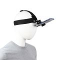 Universal Head Strap Mount Headband Holder Cell Phone Clip Action Camera POV for GoPro Xiaomi Huawei Samsung iPhone Plus.