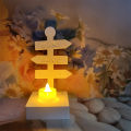 16.2cm Signboard Mold Good Quality White Silica Cement Gypsum Silicone Mold Diy Silicone Mold for Pendant Candle.
