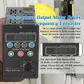 220V 750W Single-Phase Input 3-Phase Output Motor Driver Frequency Converter with Four-Digit Digital Tube Display.