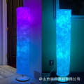 Creative floor RGB illusion living room bedroom lights, KTV atmosphere standing lights are available for purchase.