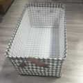 Clothing storage box, household supported wardrobe compartment organizing box, thickened fabric foldable large-capacity drawer box.