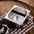 Oblong Semiautomatic Bar Tools Coffee Residue Bucket Coffee Appliance Coffee Knock Box Slag Drum Slag Tank Powder Slag Drum.