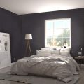 Black Silk Wallpaper Embossed Self Adhesive Wallpaper Removable Vinyl Black Peel and Stick Wallpaper Waterproof Furniture Decor. 