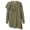 Ladies Islamic Clothing Modest Tops Solid Color Tunic Muslim Women Loose Casual Fashion Round Neck Women'S Long Sleeve T-Shirt. 