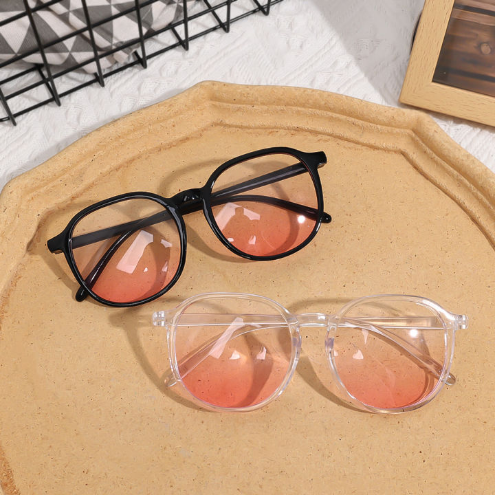 %E3%80%90DIV%20MALL%E3%80%91Gradient%20Glasses%20for%20Women%20Blush%20Sunglasses%20Anti%20Blue%20Sun%20Round%20Frame%20Flat%20Mirror%20Girl%20Decorative%20-%20Image%204