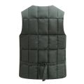 Classic Multi-Pocket Men's Padded Vest Winter Warm Sleeveless Coat Tactical Vest Jacket for Men Solid Lightweight Male Waistcoat.