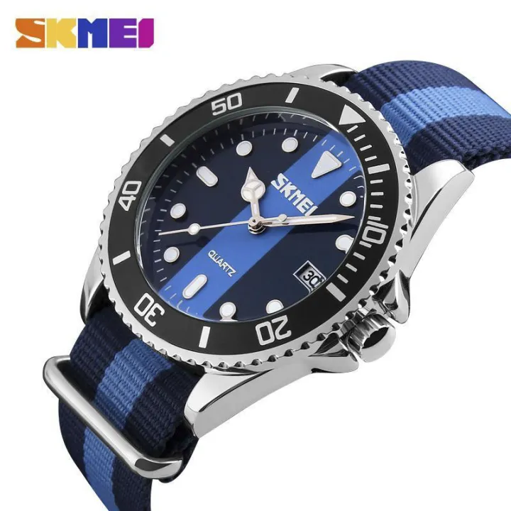 Skmei%20men%20watch%20fashion%20quartz%20casual%20waterproof%20nylon%20strap%20multiple%20Colour%20watch%20for%20men%20women%209133%20-%20Image%202