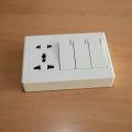 Electric Multi Socket 3 Pin Socket, 2 Pin Socket, MK Socket with Switch 5 Pin 3 Switch. 