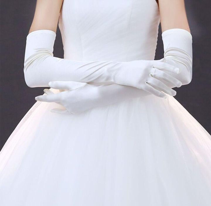 Cosplay%20Party%20Stage%20Performance%20Women%20Full%20Finger%20Shine%20Long%20Velvet%20Gloves%20-%20Image%202