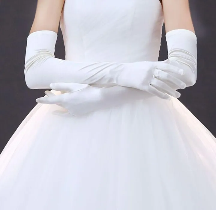 Cosplay%20Party%20Stage%20Performance%20Women%20Full%20Finger%20Shine%20Long%20Velvet%20Gloves%20-%20Image%202