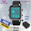 New SKMEI 1971 Multiple Time Digital Analog Watch Black.