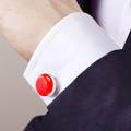 2x 2Pcs Cufflinks Dress Shirts Decor, Party Suit Clothes Decoration Wedding Delicate Button Rs Novelty Gifts Shirt Accessories. 