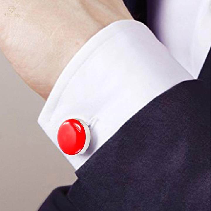 2x%202Pcs%20Cufflinks%20Dress%20Shirts%20Decor,%20Party%20Suit%20Clothes%20Decoration%20Wedding%20Delicate%20Button%20Rs%20Novelty%20Gifts%20Shirt%20Accessories%20-%20Image%202
