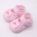 Cute Dot Bow Baby Girls Flat Shoes Anti-slip Soft Sole Cotton Lightweight Infant Shoe Summer Floral Thin Toddler Shoes. 