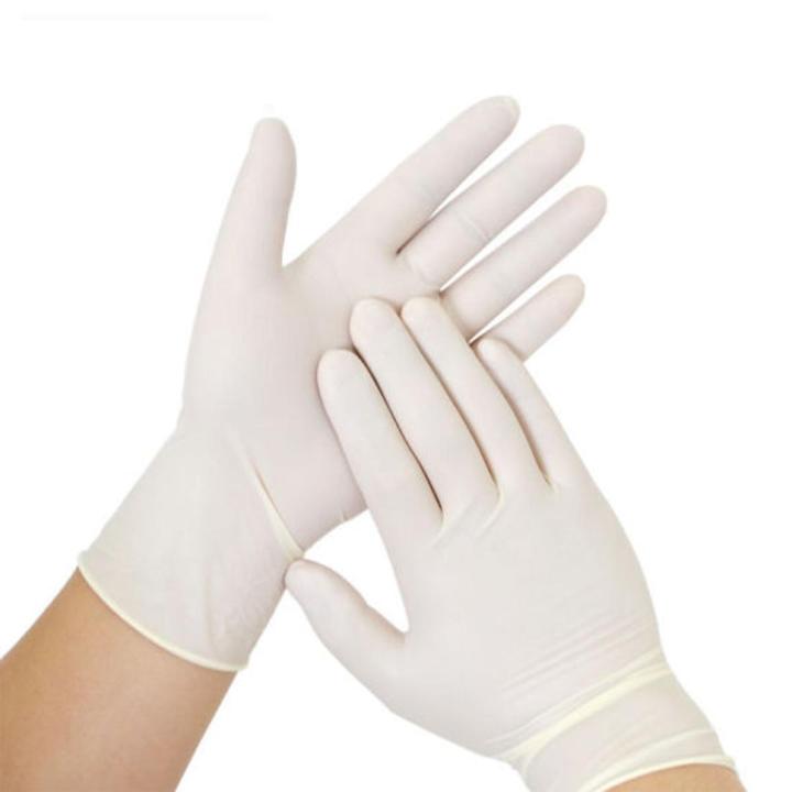 b-safe Hand Gloves ( Latex Examination Powdered) 06 pcs (3 Pair) Large Size (L).