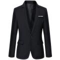 50%HOTMen's Blazer Autumn Fashion Slim Business Formal Party Men's Suit Long Sleeve Lapel Top Jacket Men's Clothing. 