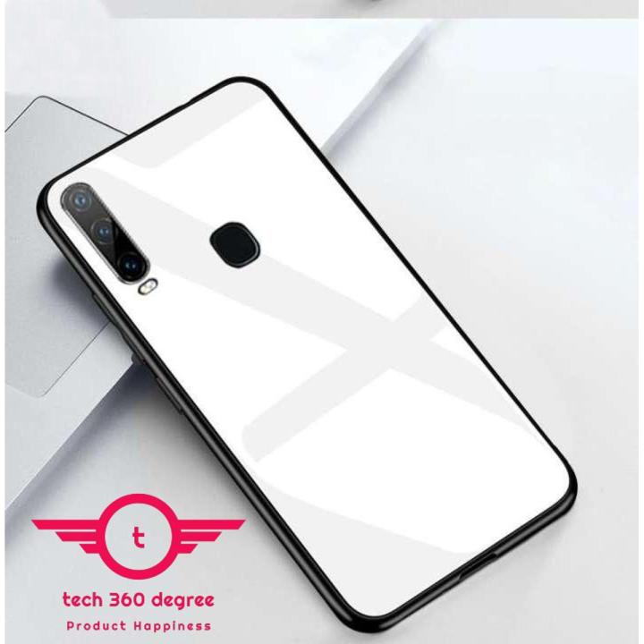 Vivo Y12/Y15/Y17 Full Cover TPU Shockproof Back Cover Glass