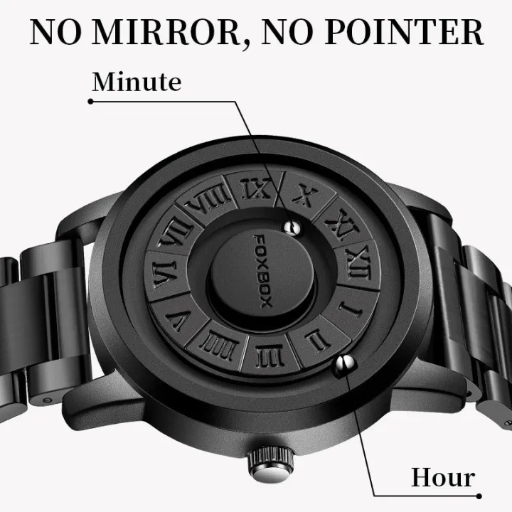 Magnetic%20Ball%20Men's%20Personalized%20Creative%20Watch%20Trendy%20Black%20Technology%20Cool%20Concept%20Borderless%20Design%20Watch%20Wholesale%20-%20Image%204