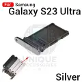 Samsung Galaxy S23 Ultra Sim Tray Micro SD Card Slot with Sim Ejector Pin Replacement Parts.