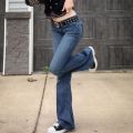 2000s Retro Low Rise Skinny Flared Pants y2k Women Jeans Long Denim Trousers Vintage Clothes Kan Fashion Fairyc Streetwear.