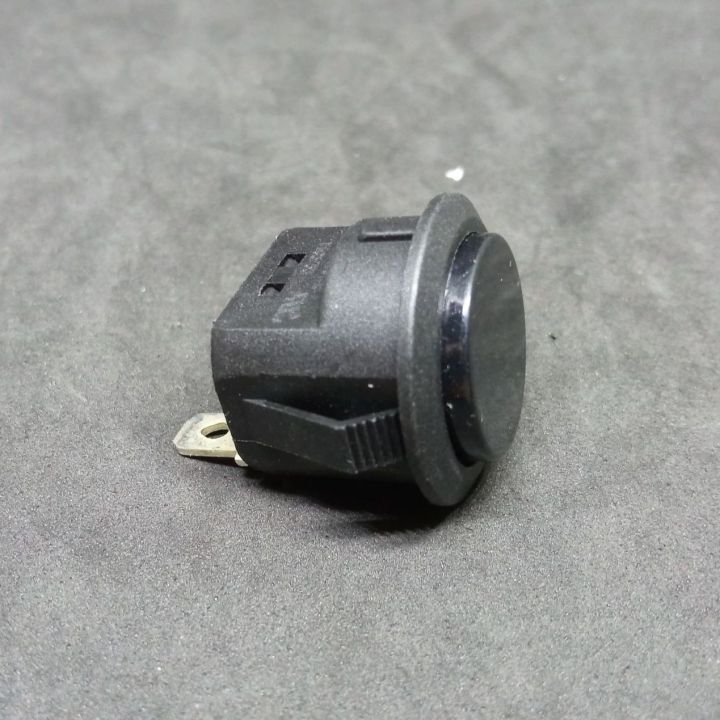 2Pcs-%20Self-Lock%20Round%20BLACK%C2%A0%20Color%202%20Pin%20AC%20250V%2016A%20On%20Off%202%20Terminal%20Push%20Button%20SPST%20Self%20Locking%20Push%20Button%20Switches%20For%20Car%20Bus%20Truck%20Auto%20Bike%20Start%20Button%20Switch%20-%20Image%205