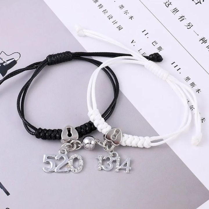 1%20Pair%20Charm%20Magnet%20Couple%20Bracelet%20for%20Women%20Magnetic%20Attraction%20Ball%20Heart%20Key%20Lock%20Link%20Wrist%20Chain%20Best%20Friend%20Jewelry%20Gift%20-%20Image%202