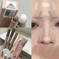 Double Head Contouring Pencil Natural Grey Brown Three-dimensional Nose Shadow Bronzers Contouring Concealer Makeup Stick.