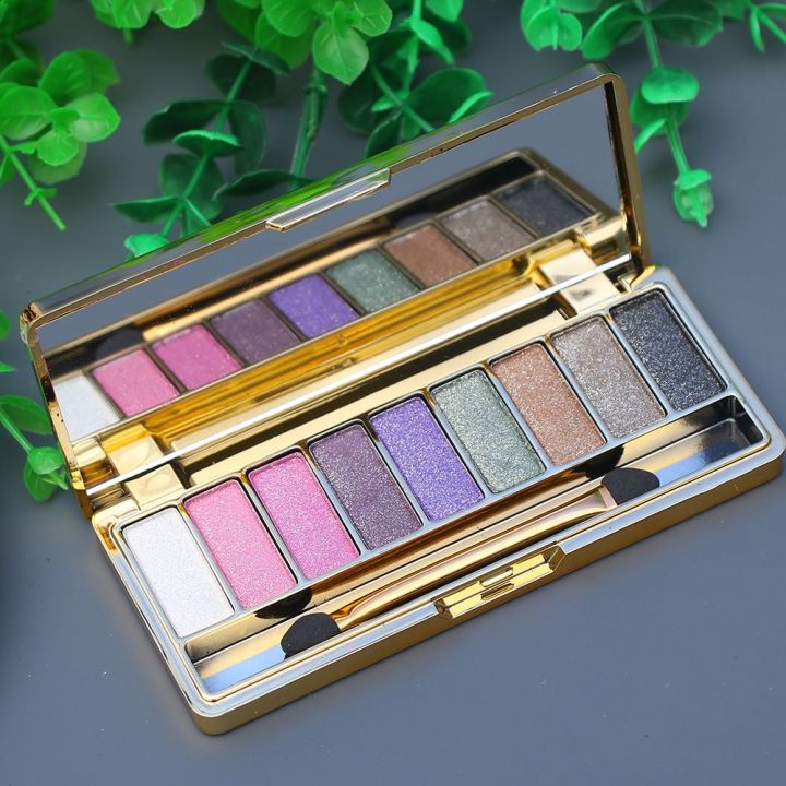9%20Colors%20Eyeshadow%20Palette%20Daily%20Makeup%20Shimmer%20Eyeshadow%20Long%20Lasting%20Shiny%20Eye%20Shadow%20Cosmetics%20For%20Women%20-%20Image%202