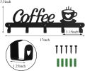 Coffee Mug Holder Wall Mounted, Metal Coffee Mug Rack for Wall, Coffee Cup Rack wall hooks,coat hooks,coat hanger.
