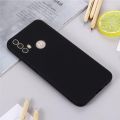 Motorola Moto E40/E30/E20, Slim Fit Silky And Soft Touch Finish Silicone Matte Finish TPU - Black (With Logo).
