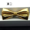 Fashion banquet wedding men's bow tie PU leather men's bow tie trendy monochrome bow tie noeud papillon enfant mariage. 