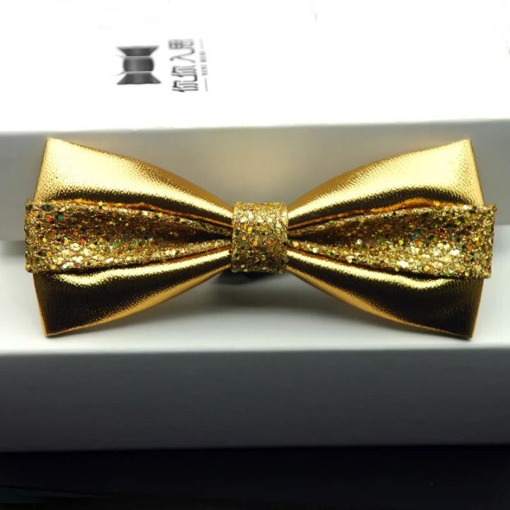 Fashion%20banquet%20wedding%20men's%20bow%20tie%20PU%20leather%20men's%20bow%20tie%20trendy%20monochrome%20bow%20tie%20noeud%20papillon%20enfant%20mariage%20-%20Image%202