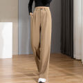 Women'S Loose Spring Summer 2024 New High Waist Wide Legs Slim Casual Trousers Korean Fashion Trend Female Suit Straight Pants. 