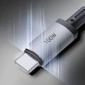 WiWU Wi-C050 Legend Series 3in1 USB-A + Type-C to Lightning – Type-C – Smart Watch Charging Cable 100W 1.2M. 