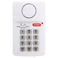 Loud Wireless Door Alarm Security Pin Panic Keypad for Home Office Garage Shed. 