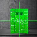 Vertical/Horizontal Laser Level Target Card Red/Green Line Beam Distance Plate Measurement Tools. 