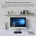 iPazzPort Mini Bluetooth＆ 2.4GHz Wireless Keyboard with Touchpad MouseCombo for Android TV Box/PC/Tablet/PS4/Raspberry Pi 3/HTPC. 