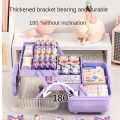 Storage Boxes for Children'S Hair Accessories Necklaces Headbands Hairpins and Bows Foldable Desktop Dustproof Storage Reusable B.