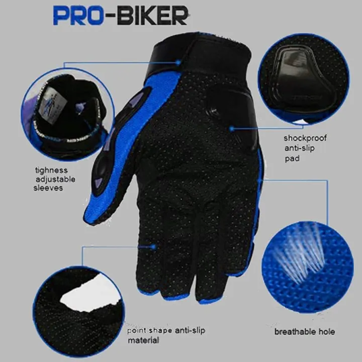 Motorcycle%20Hand%20gloves%20for%20biker%20or%20Pro-Biker%20Full%20hand%20Gloves%20screen%20touch.%20Blue%20-%20Image%202