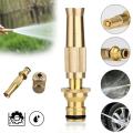 Brass High Pressure Car Wash Adjustable Straight Handle Hose Nozzle Garden Tool Faucet Home Accessories. 